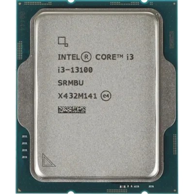 Процессор CPU Intel Core i3-13100 Raptor Lake OEM 3.4GHz, 12MB, Intel UHD Graphics 730, LGA1700 Процессор CPU Intel Core i3-13100 Raptor Lake OEM 3.4GHz, 12MB, Intel UHD Graphics 730, LGA1700