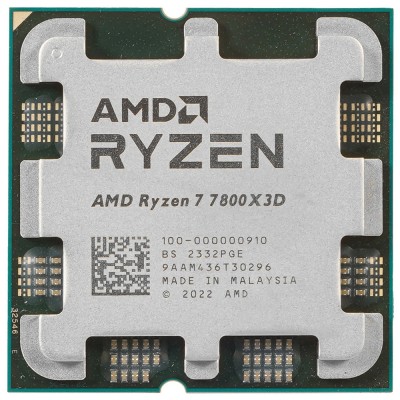 Процессор CPU AMD Ryzen 7 7800X3D OEM (100-000000910) 4.2-5.0Ghz, AM5 Процессор CPU AMD Ryzen 7 7800X3D OEM (100-000000910) 4.2-5.0Ghz, AM5