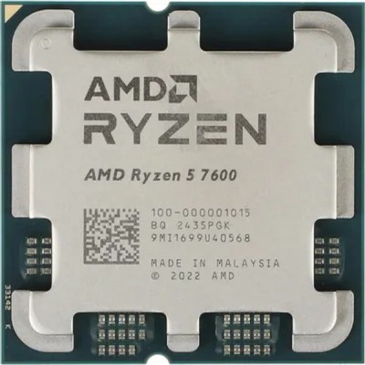 Процессор CPU AMD Ryzen 5 7600 OEM (100-000001015) Raphael, 6C/12T, 3.8/5.1GHz, 32MB, 65W Процессор CPU AMD Ryzen 5 7600 OEM (100-000001015) Raphael, 6C/12T, 3.8/5.1GHz, 32MB, 65W