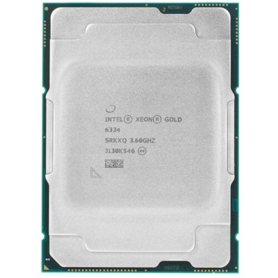 Процессор/ CPU LGA4189 Intel Xeon Gold 6334 (Ice Lake, 8C/16T, 3.6/3.7GHz, 18MB, 165W) OEM Процессор/ CPU LGA4189 Intel Xeon Gold 6334 (Ice Lake, 8C/16T, 3.6/3.7GHz, 18MB, 165W) OEM