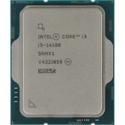 Процессор CPU Intel Core i3-14100 3.5GHz 4/8 Raptor Lake Refresh Intel UHD730 60W LGA1700 OEM