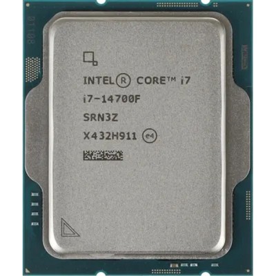 Процессор CPU Intel Core i7-14700F, 2.1ГГц, (Turbo 5.4ГГц), 20-ядерный, 33МБ, LGA1700, OEM Процессор CPU Intel Core i7-14700F, 2.1ГГц, (Turbo 5.4ГГц), 20-ядерный, 33МБ, LGA1700, OEM