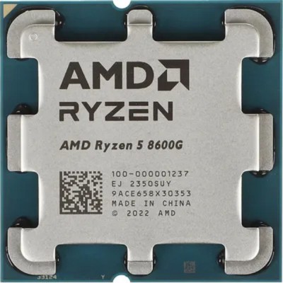Процессор CPU AMD Ryzen 5 8600G OEM (100-000001237) Base 4,30GHz, Turbo 5,00GHz, RDNA 3.0 Graphics, L3 16Mb, TDP 65W, AM5 Процессор CPU AMD Ryzen 5 8600G OEM (100-000001237) Base 4,30GHz, Turbo 5,00GHz, RDNA 3.0 Graphics, L3 16Mb, TDP 65W, AM5