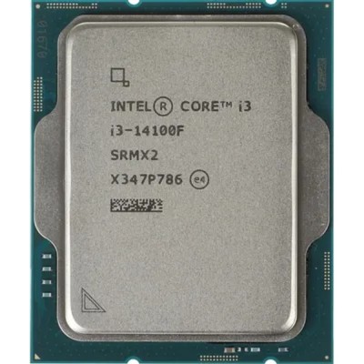 Процессор CPU Intel Core I3-14100F Cores 4 12Мб Socket LGA1700 CM8071505092207 Процессор CPU Intel Core I3-14100F Cores 4 12Мб Socket LGA1700 CM8071505092207