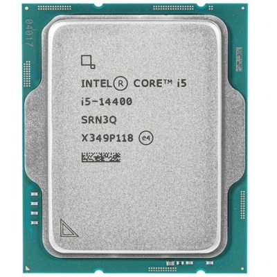 Процессор CPU Intel Core i5-14400 2.5/4.7GHz 10/16 Raptor Lake Refresh Intel UHD770 65W LGA1700 Tray Процессор CPU Intel Core i5-14400 2.5/4.7GHz 10/16 Raptor Lake Refresh Intel UHD770 65W LGA1700 Tray
