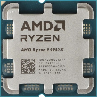 Процессор CPU AMD RYZEN 9 9950X OEM (100-000001277) Granite Ridge AM5, Base 4,30GHz, Turbo 5,70GHz, GPU Radeon Graphics, L3 64Mb, TDP 170W Процессор CPU AMD RYZEN 9 9950X OEM (100-000001277) Granite Ridge AM5, Base 4,30GHz, Turbo 5,70GHz, GPU Radeon Graphics, L3 64Mb, TDP 170W