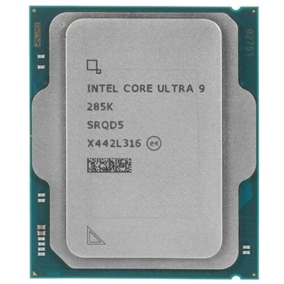 Процессор Центральный Процессор Intel Core Ultra 9 285K OEM (Arrow Lake, C24(16EC/8PC)/T24, 3,2/5,7GHz, GPU Intel Graphics, L2 40Mb, Cache 36Mb, TDP 125/250W, S1851) Процессор Центральный Процессор Intel Core Ultra 9 285K OEM (Arrow Lake, C24(16EC/8PC)/T24, 3,2/5,7GHz, GPU Intel Graphics, L2 40Mb, Cache 36Mb, TDP 125/250W, S1851)