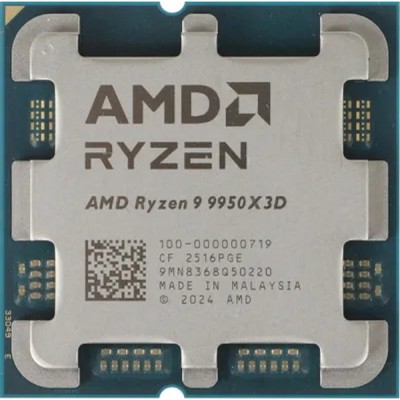 Процессор CPU AMD Ryzen 9 9950X3D OEM (100-000000719) Процессор CPU AMD Ryzen 9 9950X3D OEM (100-000000719)