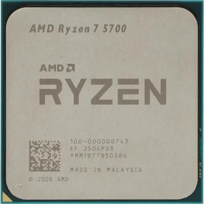 Процессор CPU AMD Ryzen 7 5700 OEM (100-000000743) Процессор CPU AMD Ryzen 7 5700 OEM (100-000000743)