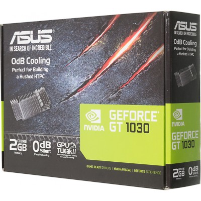 Видеокарта Asus PCI-E 3.0 GT1030-SL-2G-BRK NVIDIA GeForce GT 1030 2Gb 64bit GDDR5 1228/6008 DVIx1 HDMIx1 HDCP Ret low profile Видеокарта Asus PCI-E 3.0 GT1030-SL-2G-BRK NVIDIA GeForce GT 1030 2Gb 64bit GDDR5 1228/6008 DVIx1 HDMIx1 HDCP Ret low profile
