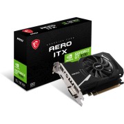 Видеокарта MSI PCI-E 3.0 GT 1030 AERO ITX 4GD4 OC NVIDIA GeForce GT 1030 4Gb 64bit DDR4 2100/2100 HDMIx1 HDCP Ret
