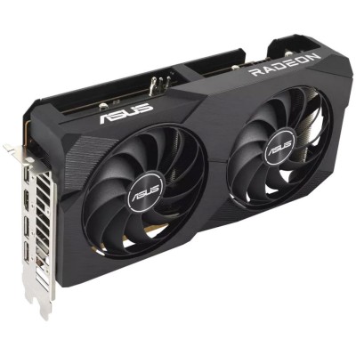 Видеокарта Asus PCI-E 4.0 DUAL-RX6600-8G AMD Radeon RX 6600 8Gb 128bit GDDR6 2044/14000 HDMIx1 DPx3 HDCP Ret Видеокарта Asus PCI-E 4.0 DUAL-RX6600-8G AMD Radeon RX 6600 8Gb 128bit GDDR6 2044/14000 HDMIx1 DPx3 HDCP Ret