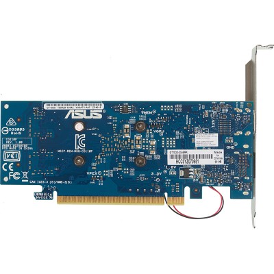 Видеокарта Asus PCI-E 3.0 GT1030-2G-BRK NVIDIA GeForce GT 1030 2Gb 64bit GDDR5 1228/6008 HDMIx1 DPx1 HDCP Ret low profile Видеокарта Asus PCI-E 3.0 GT1030-2G-BRK NVIDIA GeForce GT 1030 2Gb 64bit GDDR5 1228/6008 HDMIx1 DPx1 HDCP Ret low profile