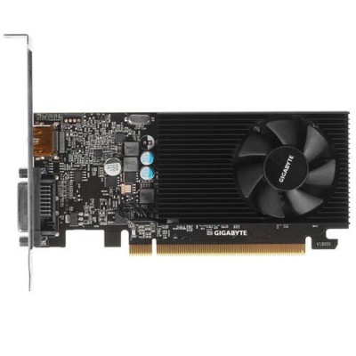 Видеокарта Gigabyte GV-N1030D4-2GL RTL (V1.0) nVidia GeForce GT 1030 2048Mb 64bit DDR4 1177/2100 DVIx1/HDMIx1/HDCP low profile Видеокарта Gigabyte GV-N1030D4-2GL RTL (V1.0) nVidia GeForce GT 1030 2048Mb 64bit DDR4 1177/2100 DVIx1/HDMIx1/HDCP low profile