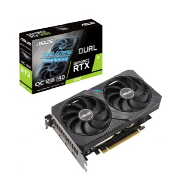 Видеокарта ASUS GeForce RTX 3060 Dual OC Edition 12GB GDDR6 192bit 3*DP/HDMI (DUAL-RTX3060-O12G-V2) RTL Видеокарта ASUS GeForce RTX 3060 Dual OC Edition 12GB GDDR6 192bit 3*DP/HDMI (DUAL-RTX3060-O12G-V2) RTL