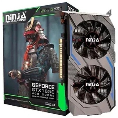 Видеокарта Sinotex Ninja GTX1650 NK165DF46F PCIE (896SP) 4G 128BIT GDDR6 Видеокарта Sinotex Ninja GTX1650 NK165DF46F PCIE (896SP) 4G 128BIT GDDR6