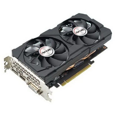 Видеокарта AFOX GTX1660TI 6Gb 192bit GDDR6 DP/DVI/HDMI ATX Dual Fan (AF1660TI-6144D6H4) RTL Видеокарта AFOX GTX1660TI 6Gb 192bit GDDR6 DP/DVI/HDMI ATX Dual Fan (AF1660TI-6144D6H4) RTL