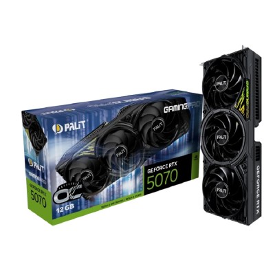 Видеокарта Palit RTX5070 GAMINGPRO OC 12GB GDDR7 192bit 3xDP HDMI 3FAN RTL Видеокарта Palit RTX5070 GAMINGPRO OC 12GB GDDR7 192bit 3xDP HDMI 3FAN RTL