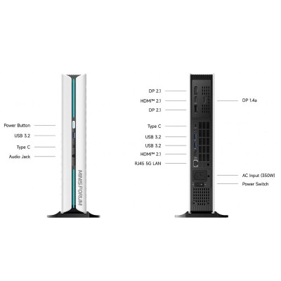 Компьютер Minisforum Мини ПК G1PRO-R98945HX/32GB+1TB G1 Pro, 32GB+1TB, WIN11 Pro Компьютер Minisforum Мини ПК G1PRO-R98945HX/32GB+1TB G1 Pro, 32GB+1TB, WIN11 Pro