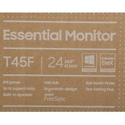 Монитор Samsung 24" F24T450GY черный IPS LED 16:10 DVI HDMI M/M матовая HAS Piv 250cd 178гр/178гр 1920x1200 75Hz DP FHD USB 5.5кг