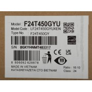 Монитор Samsung 24" F24T450GY черный IPS LED 16:10 DVI HDMI M/M матовая HAS Piv 250cd 178гр/178гр 1920x1200 75Hz DP FHD USB 5.5кг