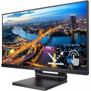 Монитор Philips 23.8" B Line 242B1TC черный IPS LED 16:9 HDMI M/M матовая HAS 250cd 178гр/178гр 1920x1080 75Hz VGA DP FHD USB Touch 6.67кг