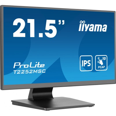 Монитор Iiyama 21.5" ProLite T2252MSC-B2 черный IPS LED 5ms 16:9 HDMI M/M глянцевая 250cd 178гр/178гр 1920x1080 60Hz DP FHD USB Touch 4.5кг Монитор Iiyama 21.5" ProLite T2252MSC-B2 черный IPS LED 5ms 16:9 HDMI M/M глянцевая 250cd 178гр/178гр 1920x1080 60Hz DP FHD USB Touch 4.5кг