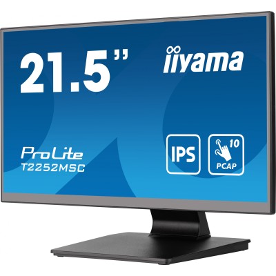 Монитор Iiyama 21.5" ProLite T2252MSC-B2 черный IPS LED 5ms 16:9 HDMI M/M глянцевая 250cd 178гр/178гр 1920x1080 60Hz DP FHD USB Touch 4.5кг Монитор Iiyama 21.5" ProLite T2252MSC-B2 черный IPS LED 5ms 16:9 HDMI M/M глянцевая 250cd 178гр/178гр 1920x1080 60Hz DP FHD USB Touch 4.5кг