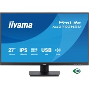 Монитор LCD IIYAMA 27'' XU2793HSU-B7 IPS 1920х1080 100Hz 1ms 8bit(6bit+FRC) 300cd 178/178 1300:1 HDMI2.0 DisplayPort1.2 2xUSB2.0 2x2W 2x2W VESA