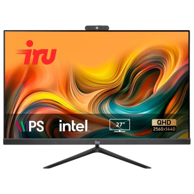 Моноблок IRU Office 27IH5P2K 27" QHD i5 11400 (2.6) 8Gb SSD256Gb UHDG 730 CR FreeDOS GbitEth WiFi BT 120W Cam черный 2560x1440 (RUS) Моноблок IRU Office 27IH5P2K 27" QHD i5 11400 (2.6) 8Gb SSD256Gb UHDG 730 CR FreeDOS GbitEth WiFi BT 120W Cam черный 2560x1440 (RUS)