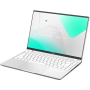 Ноутбук Gigabyte Aero 14 Core i7 13700H 16Gb SSD1Tb NVIDIA GeForce RTX4050 6Gb 14" OLED QHD+ (2880x1800) noOS silver WiFi BT Cam (BMF-72KZBB4SD)