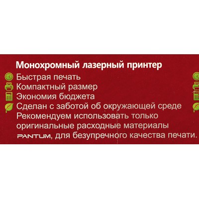 Принтер лазерный Pantum P2500 A4 черный Принтер лазерный Pantum P2500 A4 черный