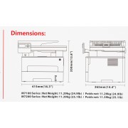 МФУ лазерный Pantum M7102DN A4 Duplex Net серый