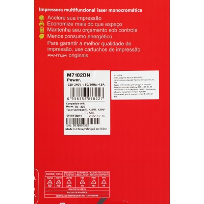 МФУ лазерный Pantum M7102DN A4 Duplex Net серый МФУ лазерный Pantum M7102DN A4 Duplex Net серый