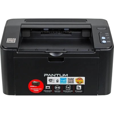 Pantum P2500W Принтер, Mono Laser, A4, 22стр/мин, 1200x1200 dpi, 128MB RAM, лоток 150 листов, USB, RJ45, Wi-Fi, черный корпус Pantum P2500W Принтер, Mono Laser, A4, 22стр/мин, 1200x1200 dpi, 128MB RAM, лоток 150 листов, USB, RJ45, Wi-Fi, черный корпус