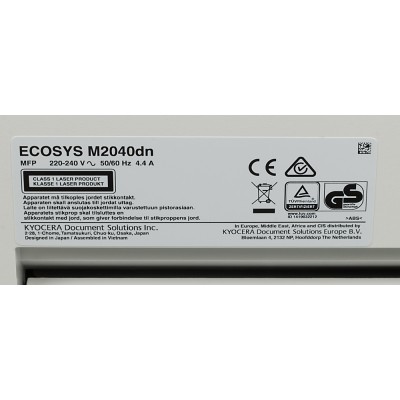 МФУ лазерный Kyocera Ecosys M2040DN (Азия) (1102S33AX0) A4 Duplex белый МФУ лазерный Kyocera Ecosys M2040DN (Азия) (1102S33AX0) A4 Duplex белый