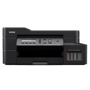 Принтер Brother DCP-T820DW МФУ, А4, цветной струйный, 17/16,5 стр/мин, 128Мб, дуплекс, ADF20,WiFi,LAN, обх.лоток 80л, старт.картр.2xBK,1xCMY(DCPT820DWR1)