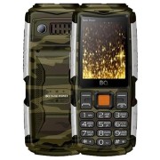 Мобильный телефон BQ 2430 Tank Power Camouflage+Silver