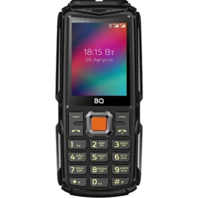 Мобильный телефон BQ 2410L Tank Power 4G Black+Gunmetal Мобильный телефон BQ 2410L Tank Power 4G Black+Gunmetal