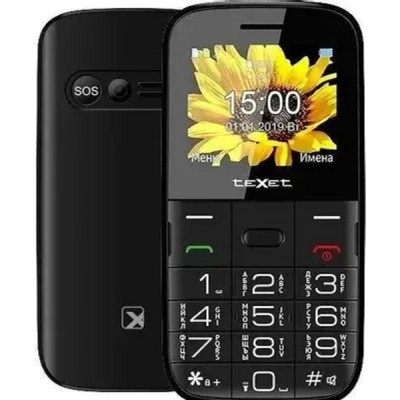 Мобильный телефон TEXET TM-B227 цвет черный Мобильный телефон TEXET TM-B227 цвет черный