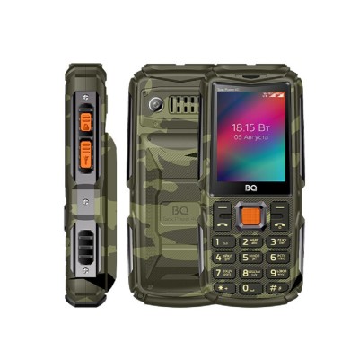 Мобильный телефон BQ 2410L Tank Power 4G Camouflage+Gunmetal Мобильный телефон BQ 2410L Tank Power 4G Camouflage+Gunmetal