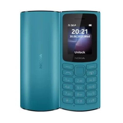 Мобильный телефон NOKIA 105 TA-1557 DS EAC1 CYAN Мобильный телефон NOKIA 105 TA-1557 DS EAC1 CYAN