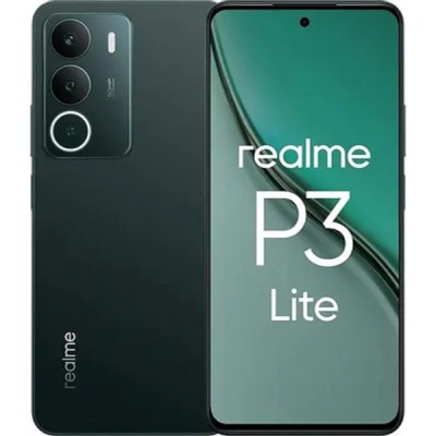 смартфон Realme P3 Lite 4/128Gb, RMX5300 зеленый смартфон Realme P3 Lite 4/128Gb, RMX5300 зеленый