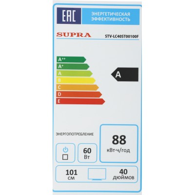 Телевизор LED Supra 40" STV-LC40ST00100F черный FULL HD 50Hz DVB-T DVB-T2 DVB-C USB WiFi Smart TV (RUS) Телевизор LED Supra 40" STV-LC40ST00100F черный FULL HD 50Hz DVB-T DVB-T2 DVB-C USB WiFi Smart TV (RUS)