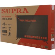 Телевизор LED Supra 40" STV-LC40ST00100F черный FULL HD 50Hz DVB-T DVB-T2 DVB-C USB WiFi Smart TV (RUS)