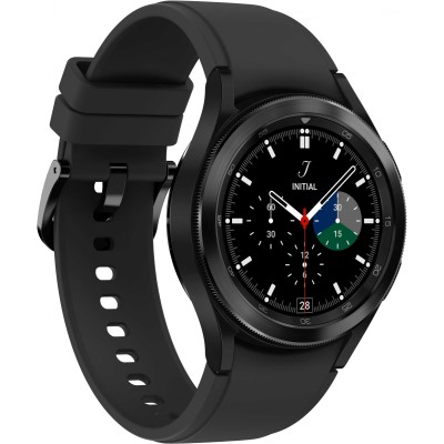 Смарт-часы Samsung Galaxy Watch 4 Classic 42мм 1.2" AMOLED корп.черный рем.черный (SM-R880NZKACIS) Смарт-часы Samsung Galaxy Watch 4 Classic 42мм 1.2" AMOLED корп.черный рем.черный (SM-R880NZKACIS)