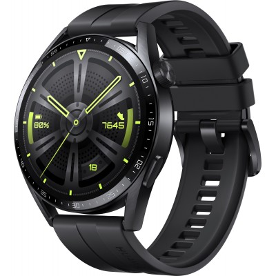 Смарт-часы Huawei Watch GT 3 JPT-B29 46мм 1.43" AMOLED корп.черный рем.черный разм.брасл.:140-210мм (55028464) Смарт-часы Huawei Watch GT 3 JPT-B29 46мм 1.43" AMOLED корп.черный рем.черный разм.брасл.:140-210мм (55028464)