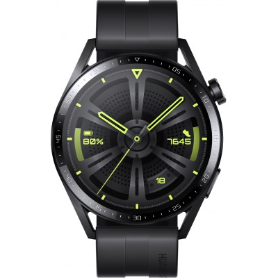 Смарт-часы Huawei Watch GT 3 JPT-B29 46мм 1.43" AMOLED корп.черный рем.черный разм.брасл.:140-210мм (55028464) Смарт-часы Huawei Watch GT 3 JPT-B29 46мм 1.43" AMOLED корп.черный рем.черный разм.брасл.:140-210мм (55028464)