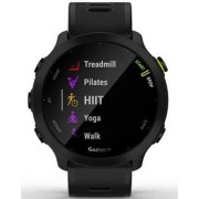 Смарт-часы Garmin Forerunner 55 42мм 1.04" LCD корп.черный рем.черный разм.брасл.:127-220мм (010-02562-10)