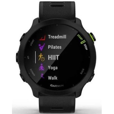 Смарт-часы Garmin Forerunner 55 42мм 1.04" LCD корп.черный рем.черный разм.брасл.:127-220мм (010-02562-10) Смарт-часы Garmin Forerunner 55 42мм 1.04" LCD корп.черный рем.черный разм.брасл.:127-220мм (010-02562-10)